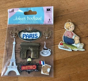 EK Success 3D Cardstock Dimensional Cardstock Stickers Jolee's boutique Paris - Picture 1 of 3