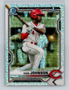 2021 Bowman Chrome Mojo Ivan Johnson  #BCP-149 Cincinnati Reds Baseball Card