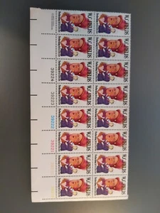Scott #1803 W.C. Fields Plate Block of 16 Stamps - MNH - Picture 1 of 4
