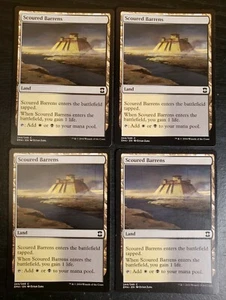 4x Scoured Barrens Eternal Masters 2016 Mtg Magic Gathering Card Dual Land 244 - Picture 1 of 4
