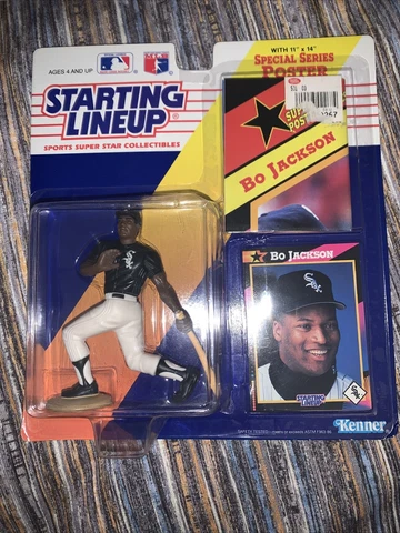 Bo Jackson Chicago White Sox Starting Lineup MLB Action Figure NIB NIP 1992 Cover