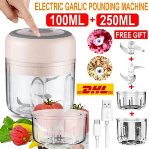 Mini Zwiebelhacker Zerkleinerer Zwiebelschneider Knoblauch Ingwer Gemüse Küche - Bild 1 von 16