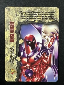 Marvel Overpower ONSLAUGHT Promo card Merciless Conqueror Special VERY RARE - Picture 1 of 2