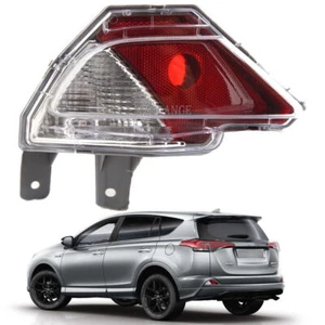 Parachoques trasero izquierdo 1 pieza luz reflector lámpara parada para Toyota RAV4 2016-2018 - Imagen 1 de 10