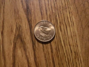 ONE GREAT BRITAIN 1953 UNCIRULATED FARTHING COIN (T398) - Picture 1 of 2