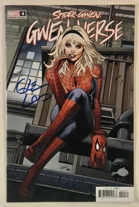 Spider-Gwen: Gwenverse #4 Variante signiert von Greg Land 2022 Greg Land mit COA - Bild 1 von 3