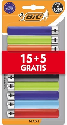 BIC Feuerzeuge J26 Maxi Flint Standard 20er Blister