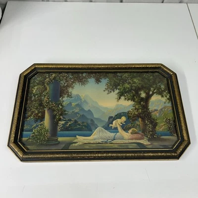 Moldura R.ATKINSON FOX-URGELLES PRINT-LOVE'S PARADISE-C. 1925-VG - Imagem 1 de 4