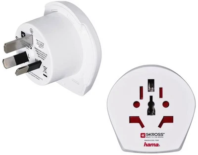 SKROSS Reise-Stecker Strom-Adapter Euro EU Deutschland > Australien Neuseeland - Bild 1 von 3
