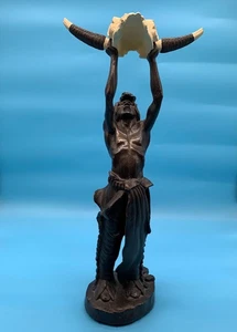 Conjuring Back The Buffalo Estatua Escultura Frederic Remington Firmada DeWitt 89 - Imagen 1 de 10