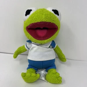 Disney Store Kermit the Frog Muppet Babies Baby 11" Plush Exclusive Stuffed Toy - Picture 1 of 8