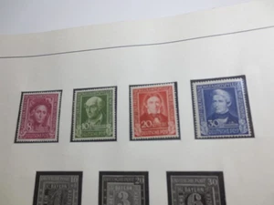 postfrische Sammlung BUND im Lindner Ringbinder 1949-1971 ab Wohlfahrt 1949 - Bild 1 von 23