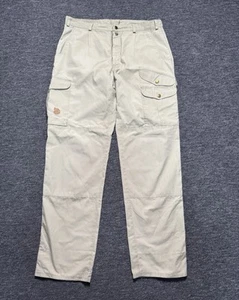 Vintage Fjällräven Cargo Hose Herren EU 52 / US 36 Beige Outdoor Trekking G-1000 - Bild 1 von 9