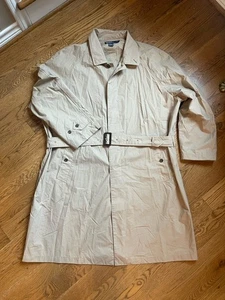 Polo Ralph Lauren Trenchcoat Herren Größe 2XL XXL Baumwolle Langarm Gürtel Vintage - Bild 1 von 11
