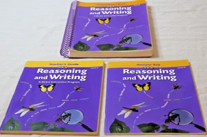 SRA Reasoning and Writing Level D Teacher Materials 3 Book Set Presentation - Picture 1 of 4