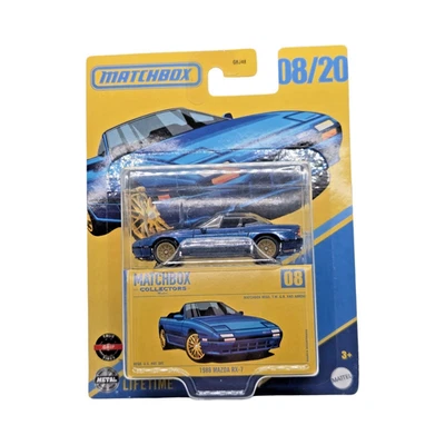 2025 Matchbox 1988 Mazda RX-7 #8 Blue - Collectors Series - Image 1 of 2