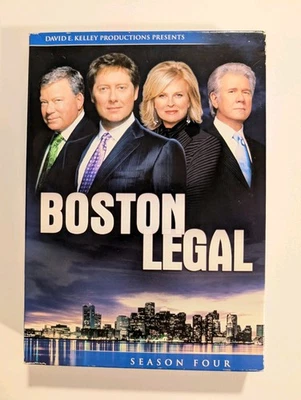 Boston Legal - The Complete Fourth 4th Season 2008 5-Disc Box Set w/Sleeve - Image 1 of 4