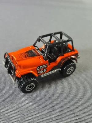 Jeep Matchbox Superfast Nº 5 4x4 - Naranja Neón "Cool Mud" Foto 1 de 4