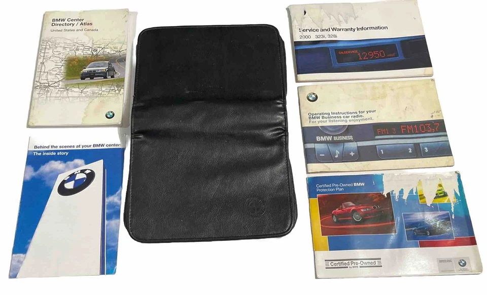 2000 BMW 3 Series 323i 328i Owners Owner's Manual Set OEM - Image 1 of 4