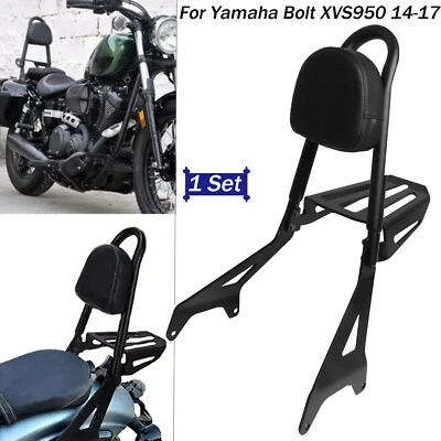 Backrest Sissy Bar Rear Passenger For Yamaha Star Bolt XV950 XVS950 2014-2017 Foto 1 de 4