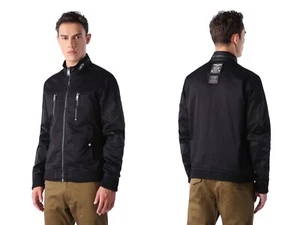 NWT Diesel J-MADARA Mens Moto BLUE Jacket L LARGE - Picture 1 of 7