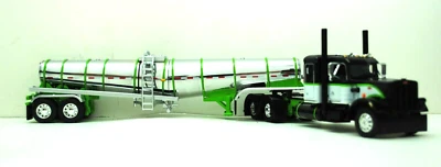 DCP МАСШТАБ 1/64 359 PETERBILT МАЛЕНЬКИЙ ДВУХЪЯРУСНЫЙ ЛАЙМ ЗЕЛЕНЫЙ, ЧЕРНЫЙ, БЕЛЫЙ И ПОЛЯРНЫЙ ТАНКЕР  - Изображение 1 из 2