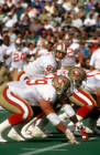 Quarterback Steve Young Of The San Francisco 49Ers Calls A Play I - Old Photo 1
