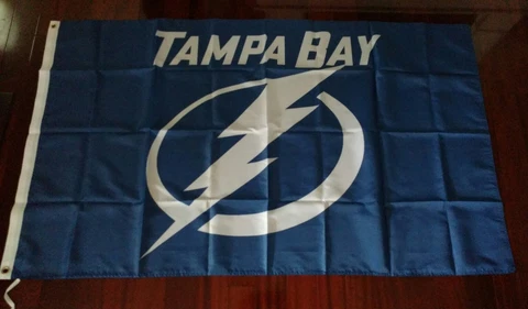 Tampa Bay Lightning 3x5 Flag. US seller. Free shipping within the US Cover