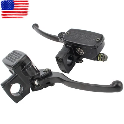 Palancas de embrague de cilindro maestro de freno negras para Honda VTX 1800 2004 Foto 1 de 4