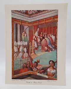 Concilio di Firenze  - Biblioteca Vaticana stampa riproduzione - Picture 1 of 2