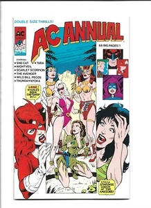 AC COMICS ANNUAL #1 1990 FN+ 0C OMBINE SHIP - Picture 1 of 2