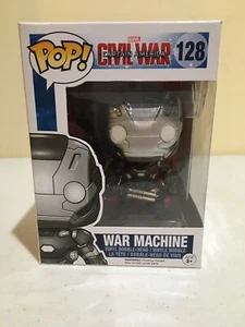 Funko Pop! Marvel Capitán América Civil War Machine #128 abovedada - Imagen 1 de 6