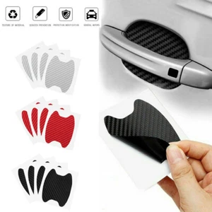 4x Accessories Car Door Handle Protector Film Anti Scratch Stickers For Nissan - Foto 1 di 12