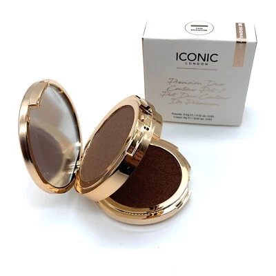 Iconic London Precision Duo Contour Pot - Tan Shadow - Powder & Cream - New - Image 1 of 4