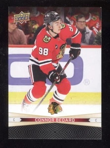 # 67 CONNOR BEDARD RC ANDREAS ATHANASIOU 2023-24 Tim Hortons Duos BLACKHAWKS - Picture 1 of 2