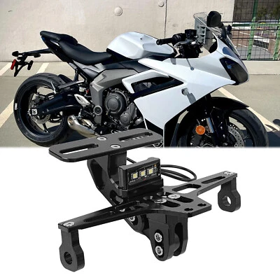 Soporte de matrícula LED eliminador de guardabarros para Triumph Daytona 660 Foto 1 de 4