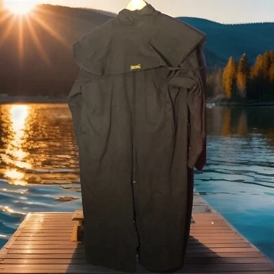 Driza bone riding coat mens Med 5 105cm Dark Black Great Condition Comes W Can H Foto 1 de 4