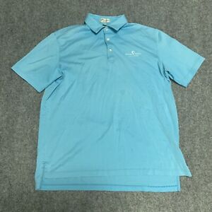 PETER MILLAR GOLF POLO CROWN EASE LIGHTWEIGHT PERFORMANCE POLO MENS SIZE LARGE