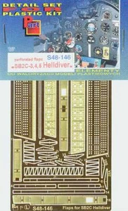 Part S48-146 1/48 SB2C-3, 4, 5 Helldiver - performed flaps (Accurate/Revell) - Zdjęcie 1 z 2