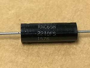 (2 PC)  DALE  RNC65H2210FS  Metal Film Resistors  221 Ohm, 300V, 1±%, 50ppm - Picture 1 of 2