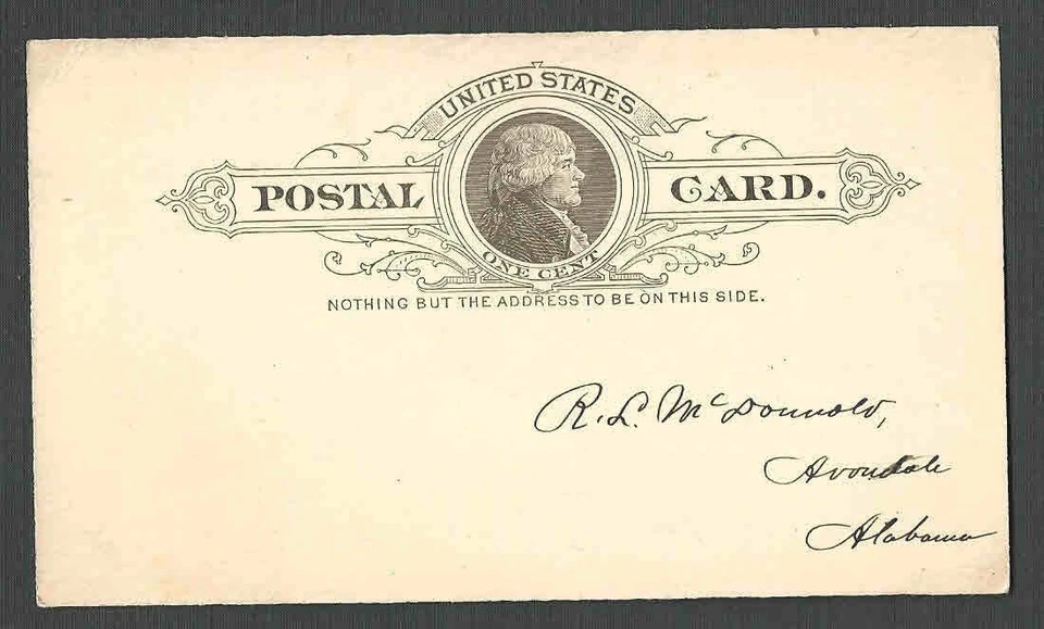UX9 UNPOSTED CLEAN BACK WRITTEN FRONT GLOSSY STOCK UPSS #S8b CATS $15.00 - Image 1 of 1