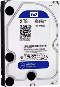 Western Digital Blue WD20EZRZ Disque Dur Interne 3,5 pouces 2 To SATA 6.0Gb/s - Imagen 1 de 4