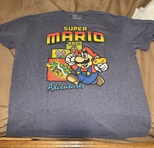Vintage Nintendo Super Mario Bros. Xl Mens New Tshirt - Picture 1 of 4