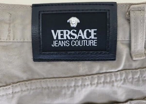 Pantalones de mezclilla para hombre Versace Couture caqui 30X31 - Imagen 1 de 11
