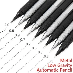 Metal Mechanical Pencil Low Gravity Propelling Pencil Office School Supplies - Picture 1 of 29
