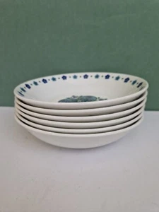 J & G MEAKIN JESSIE TAIT IMPACT 7½"  shallow coupe soup bowls  x 6 - Picture 1 of 4