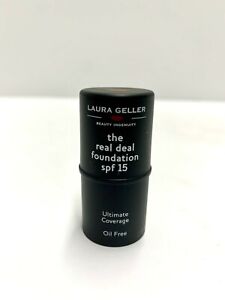 NEW Laura Geller The Real Deal Foundation Cream Stick SPF 15 Ultimate Coverage