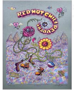 Red Hot Chili Peppers San Antonio Poster  SLATE Marq Spusta - xx/50 IN HAND