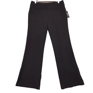 B Wear Byer California Black Dress Pants Slacks Flare Size 13 Y2K NWT - Picture 1 of 11