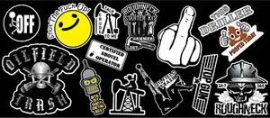 13 Roughneck Vinyl Sticker Pack #1 - Picture 1 of 1